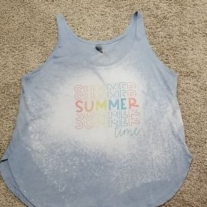 Bleached Summer Muscle Tank